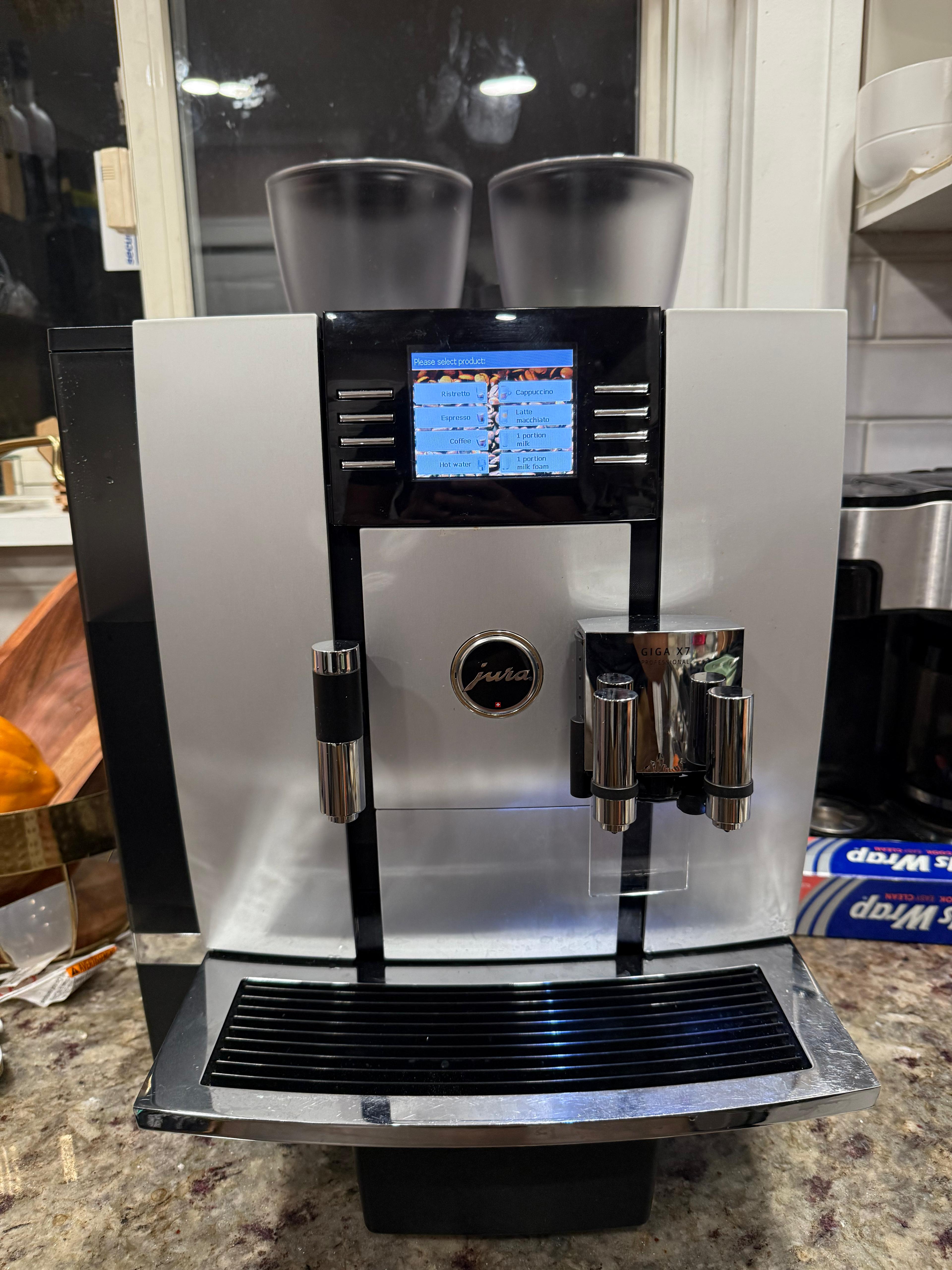 Jura GIGA X7 Professional Espresso Coffee Machine – Used, Excellent with Direct Water Kit